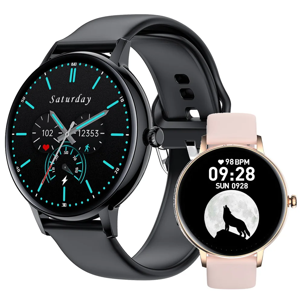 Smart Watch FW07 Bluetooth Call 1.32inch Full Touch Screen 360*360 Voice Assistant Custom Dial Message Push Smartwatch Men Women