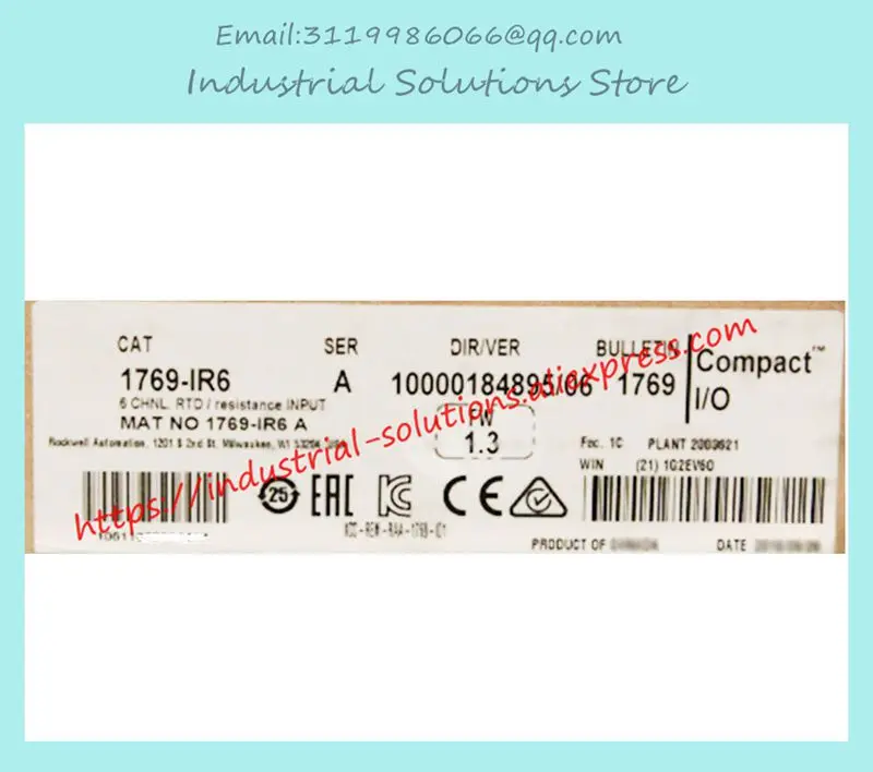 Новый промышленный контрольный ПЛК-модуль 1769-IR6