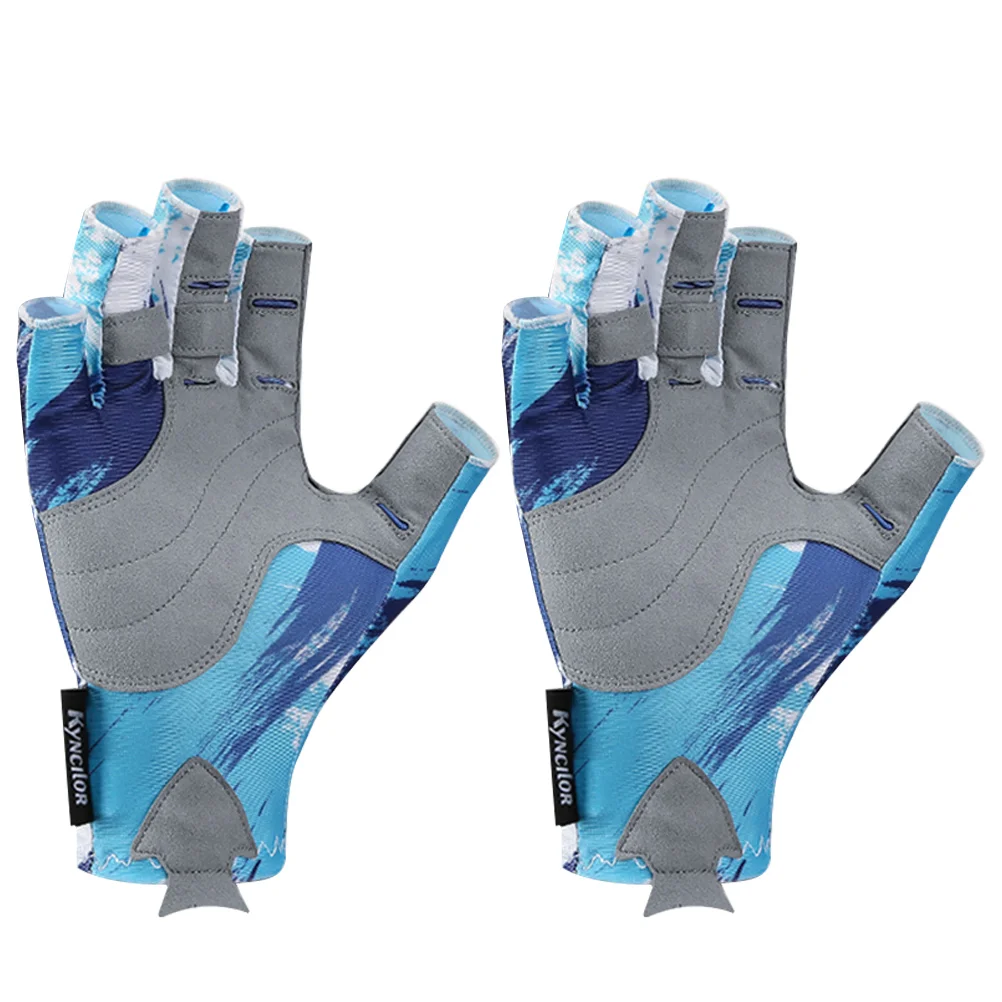

Polyester Mittens Cycling Kids Biking Gloves Warm Half- Finger Riding Mitts Winter Mtb Fingerless