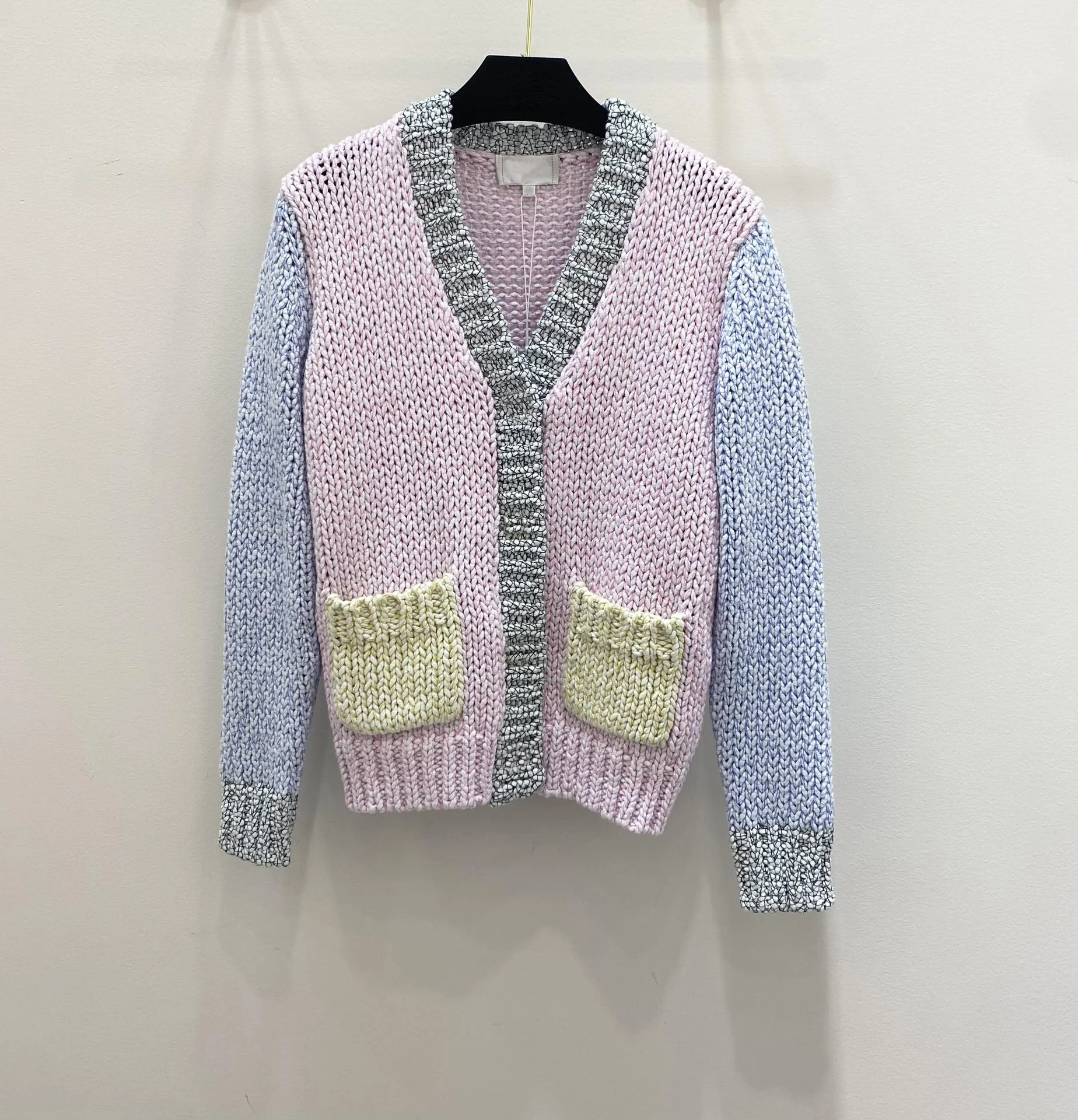

Новый короткий вязаный кардиган Макарон ранней весны, 7,3