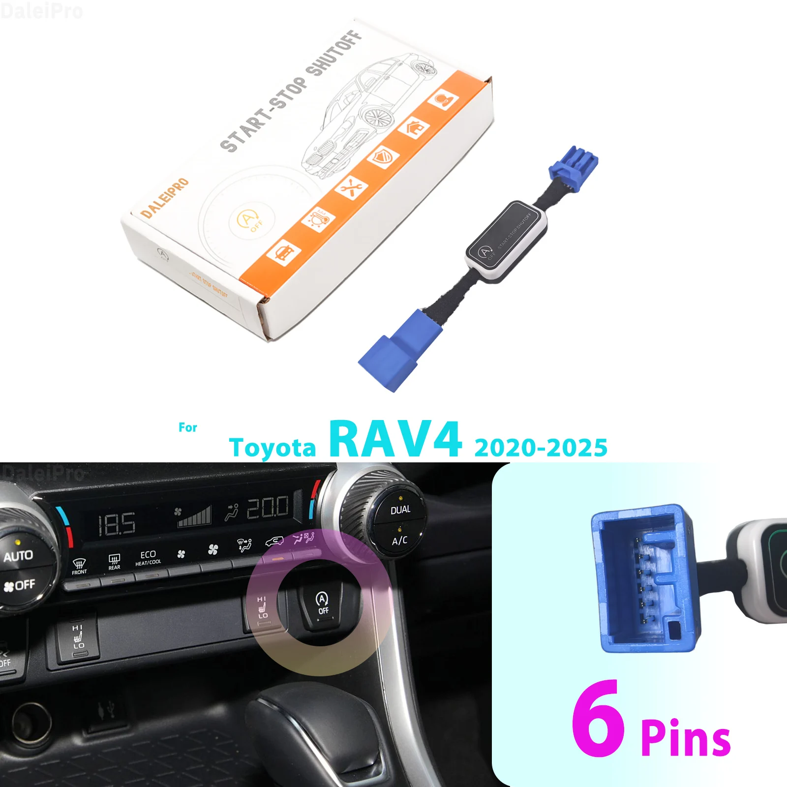 Для Toyota RAV4 RAV 4 2020-2024 2025 автоматическая система остановки двигателя, выключаемая интеллектуальная выключенная система автомобиля, автоматический запуск, остановка