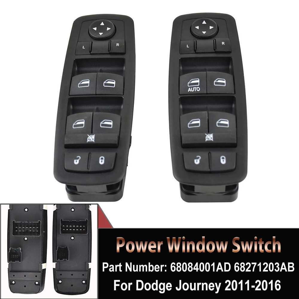 

68271203AB Power Master Window Switch 68084001AD For Dodge Journey 2011-2017 Left Side 68084001AB 68084001AC Auto Parts