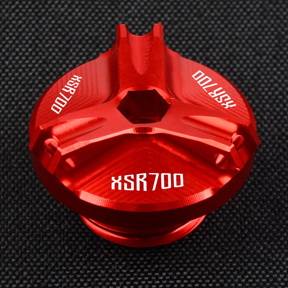 

2021 Alumimun Engine Oil Filler Plug Fuel Tank Gas Cap Motorcycle Parts FOR Yamaha XSR700 XSR 700 2015 2016 2017 2018 2019 2020