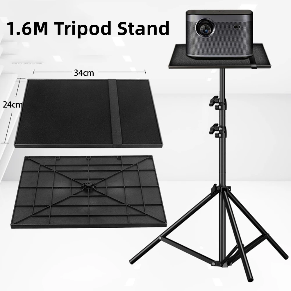 

Portable160cm Adjustable Tripod Stand Mount Bracket Tray For Projector Laptop Musical Stage Studio DJ Equipment Accessories
