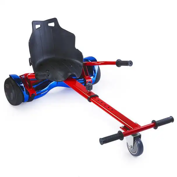 

Kart, hover board Seat Attachment, Adjustable, Easy Installation, (Red)