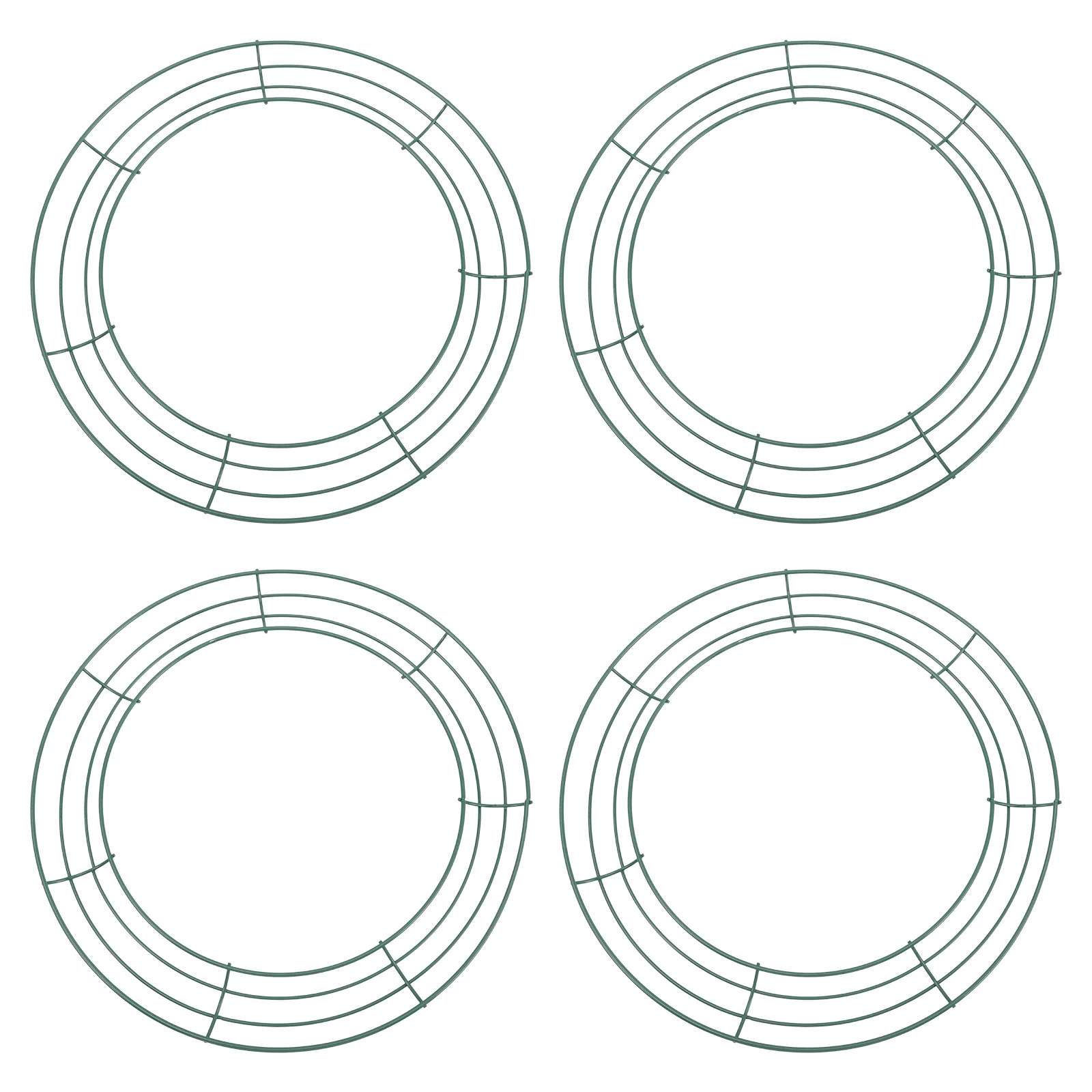 

4pcs DIY Flower Rack Wreath DIY Round Flower Arrangement Holder Flower Arrangement Shelf Flowers Bracket Flower Arranging Holder