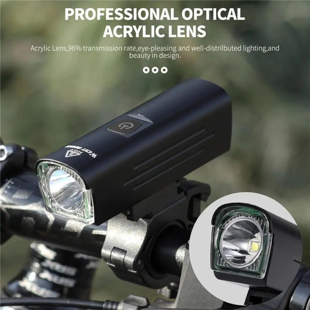 

MTB Bicycle Light Bike Front Rear Lights Set Mountain Bike Night Cycling Headlight USB LED Safety Taillight Bike Accessories
