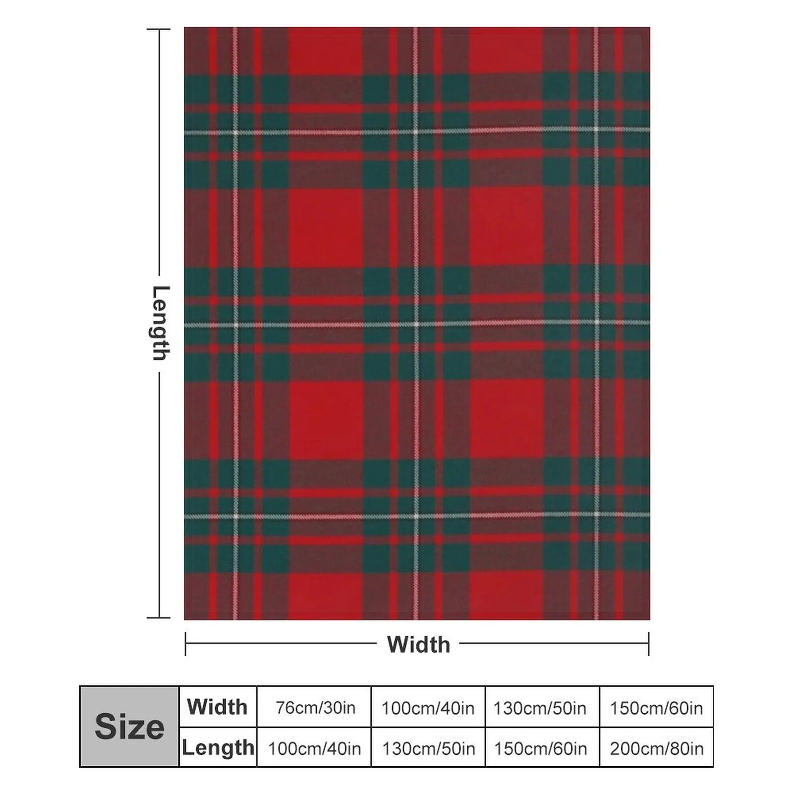 Плед MacGregor Scottish Tartan, многофункциональное мягкое теплое одеяло для дома и путешествий (art.: 3920da82ddd0d) - 3920da82ddd0d