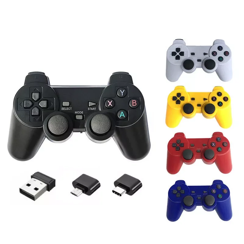 

2.4G Wireless Gamepad For Android phone tablet PC TV Box For PS3 game Controller Joystick For Raspberry Pi super console X PRO
