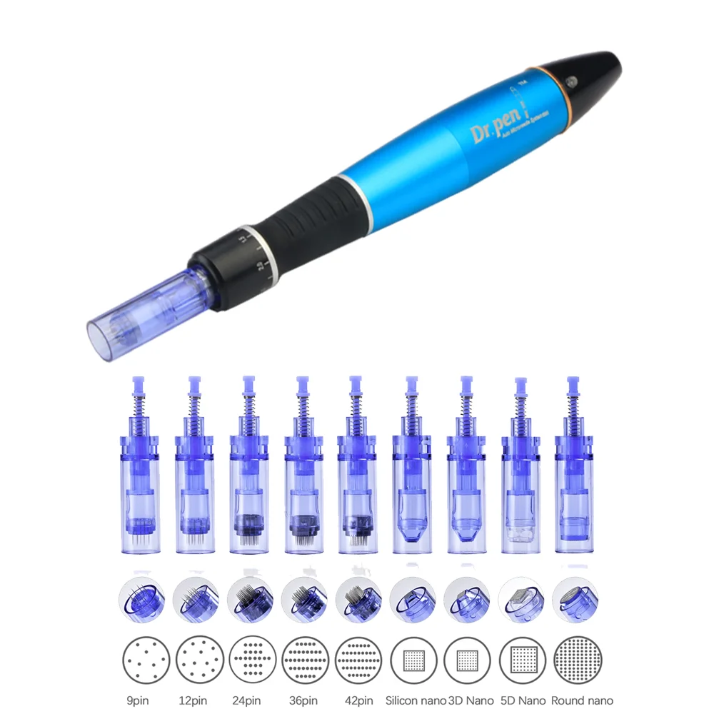 

Dr Pen Ultima A1 Wireless Meso Derma Pen With 2Pcs 12Pins Microneedle Rechargeable Powerful Dermapen