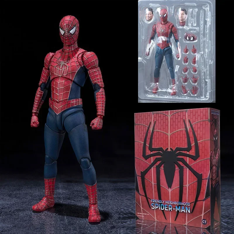 CT Toys Shf Spiderman Way Home Фигурки Коллекционные игрушки Аниме Тоби Магуар Фигурка Статуя
