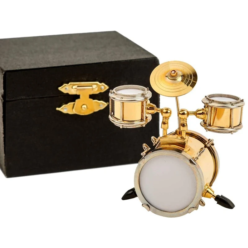 Миниатюрный барабан для украшения дома миниатюрный музыкальный инструмент