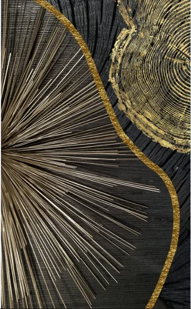 Абстрактная картина маслом на холсте YIKES