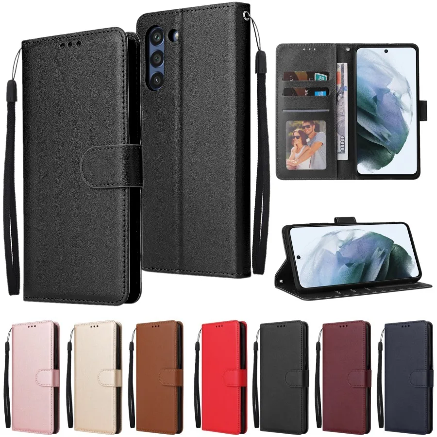 

Кожаный чехол для Samsung Galaxy S22 Ultra S22 Plus S21 S20 S10 S9 S8 Plus S7 Edge S20 S21 FE S10E, чехол-бумажник для Note 20/10/9/8