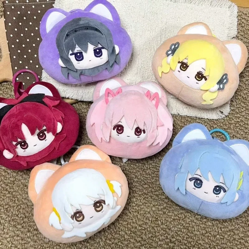 Фото Оригинальная плюшевая игрушка-кошка Dango Blind Box по мотивам аниме Puella Magi Madoka Magica, модный подарок для фанаток аниме. №1