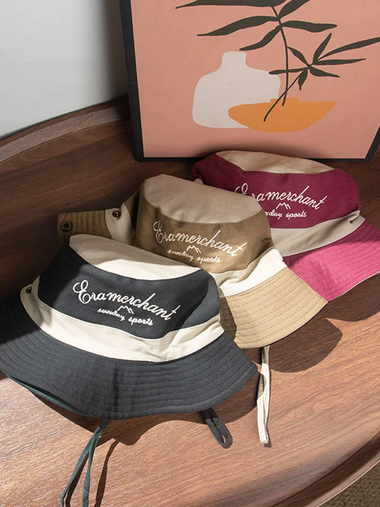 Весенне-летняя шляпа от солнца детская с вышитыми буквами контрастных цветов для