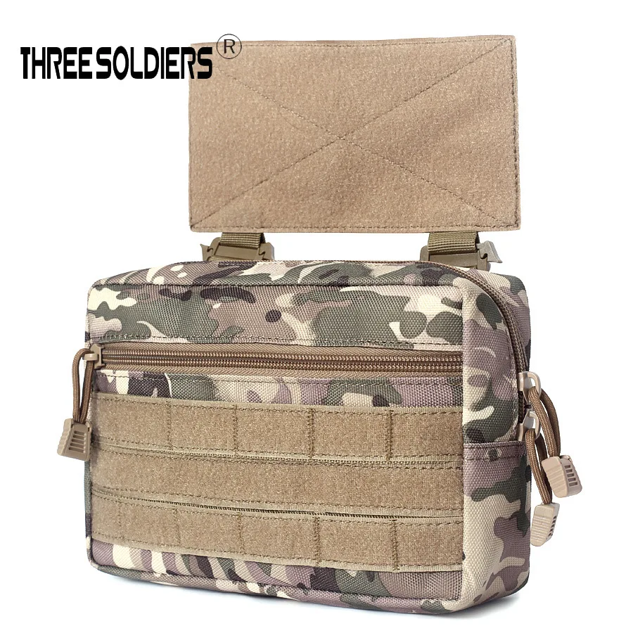 Military Fan Cs Tactical Vest Front Belly Bag Multifunctional Sundries Storage Bag Outdoor Molle Zipper Kit