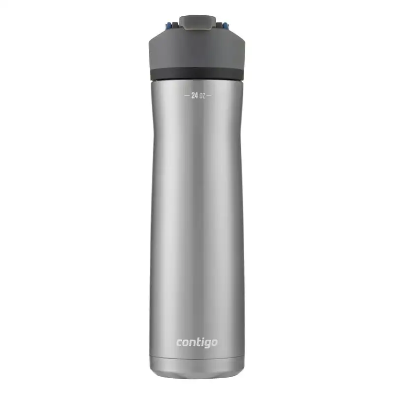 

2.0 Stainless Steel Water Bottle with AUTOSEAL Lid Blue Corn, 24 fl oz. Foldable bottale Tomatodo para agua Protein shaker bottl