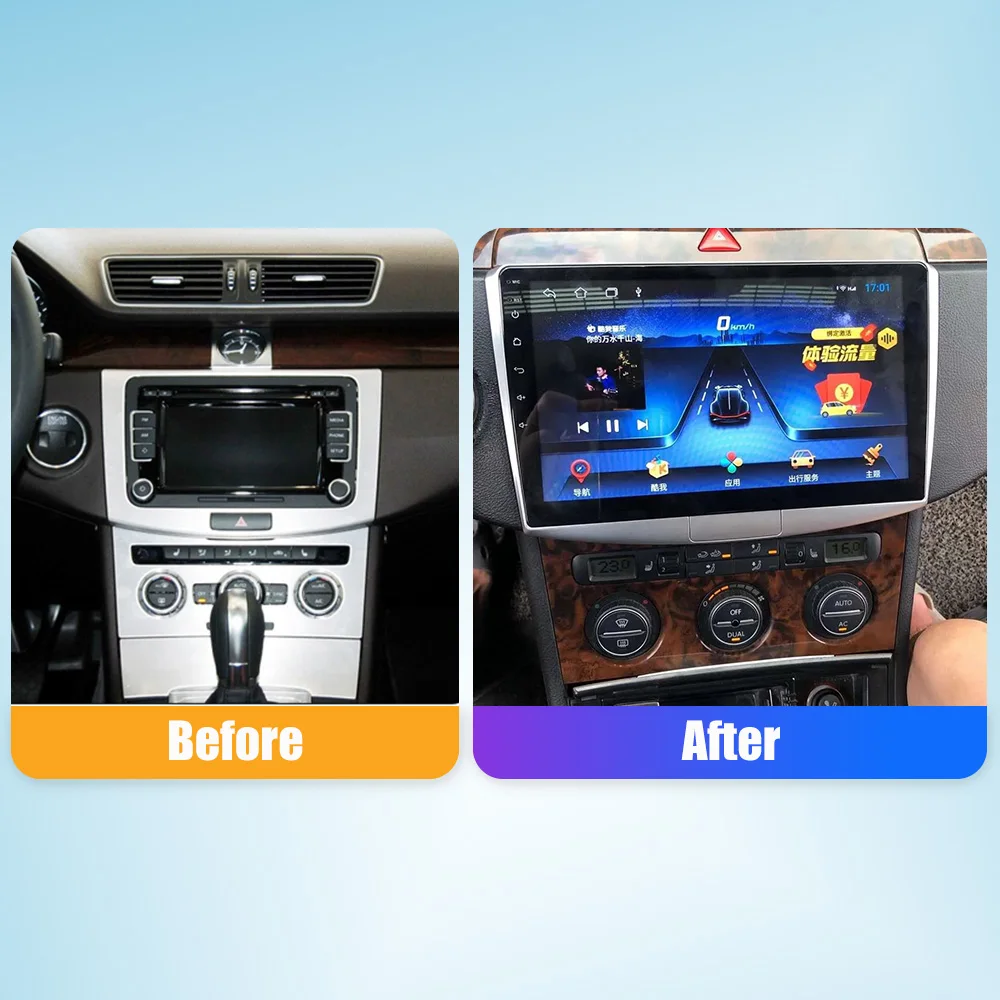 Автомобильное радио 10.33 дюйма для VW MAGOTAN CC 2012-16 2Din Android Octa Core Stereo DVD GPS Navigation Player QLED Screen Carplay on.