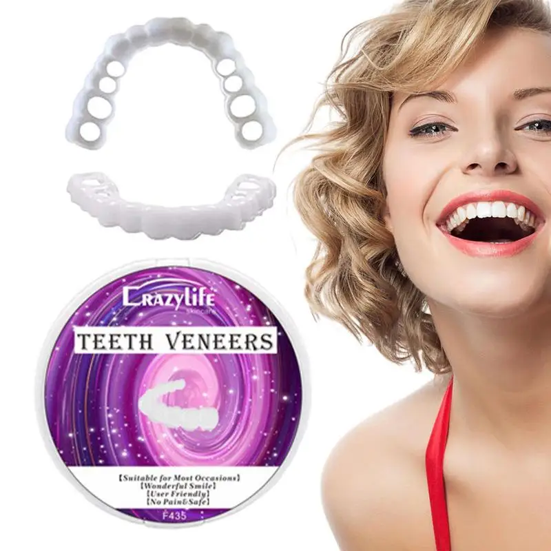 

Veneers Teeth Denture Teeth Temporary Fake Teeth Snap On Veneers For Instant Tooth Repair Natural Fake Teeth Snap On Veneers For