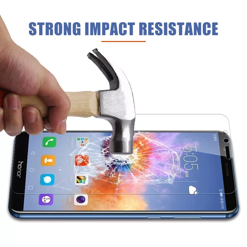 Free shipping For honor 9A 9C 9S 9X 8 9 Lite Glass Anti-Burst Tempered Glass For Huawei 7A 7C 7S 7X 8A 8C 8S 8X Screen Protector