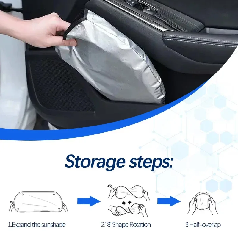 Солнцезащитный экран для лобового стекла Opel Zafira OPC Zafira C, складной козырек от солнца, блокирует ультрафиолетовые лучи, сохраняет прохладу в автомобиле. (art.: 3920db9a750e4) - 3920db9a750e4