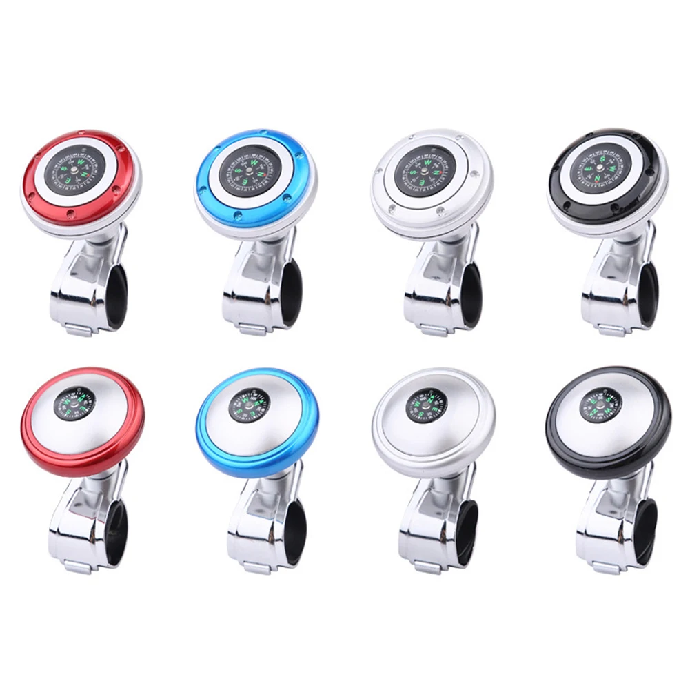 

Universal Steering Wheel Spinner Knob with Compass 360-degree Power Handle Ball Booster for Car Vehicle Steering Wheel Auto