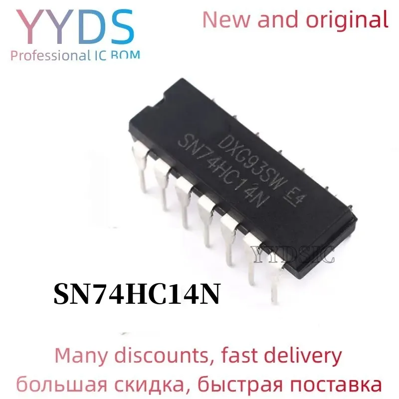 10 шт. SN74HC14N DIP-14 SN74HC14 DIP 74HC14N DIP14 74HC14 новая и оригинальная интегральная схема