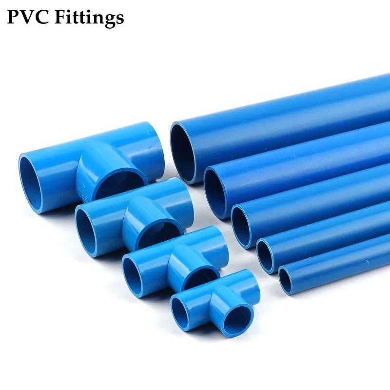 

1pc 50mm PVC Tee Joint Water Supply Parts Home Garden Irrigation Fittings Aquarium Tank Fountain Adapter Water Pipe Connectors