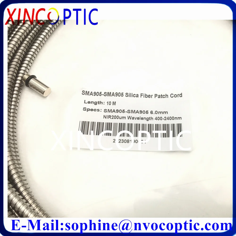 6 шт модель SMA905 круглая 7 элементов x 400 мкм400 сердцевина Low-OH 0.22NA 2400-NIR 2 м