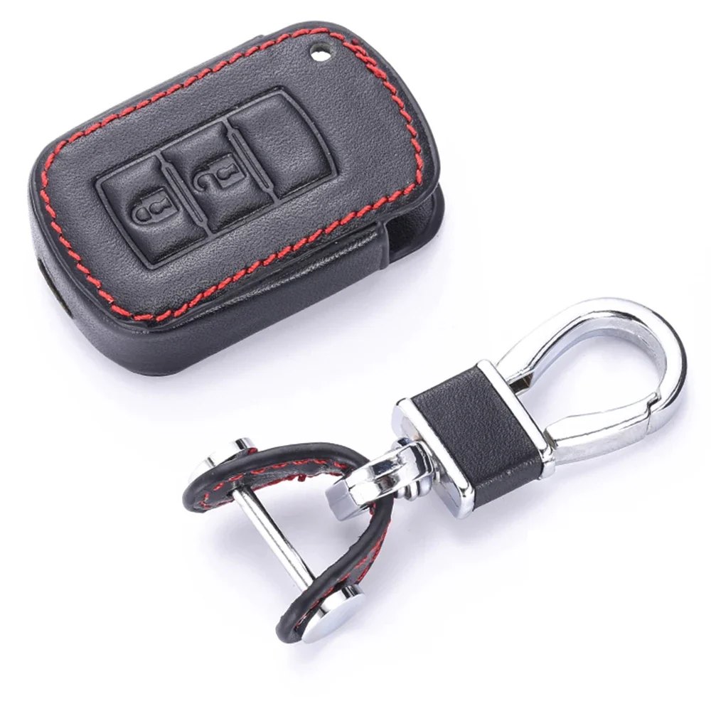 Кожаный чехол-кольцо для автомобильных ключей Mitsubishi Outlander Sport RVR Lancer 2016 2017
