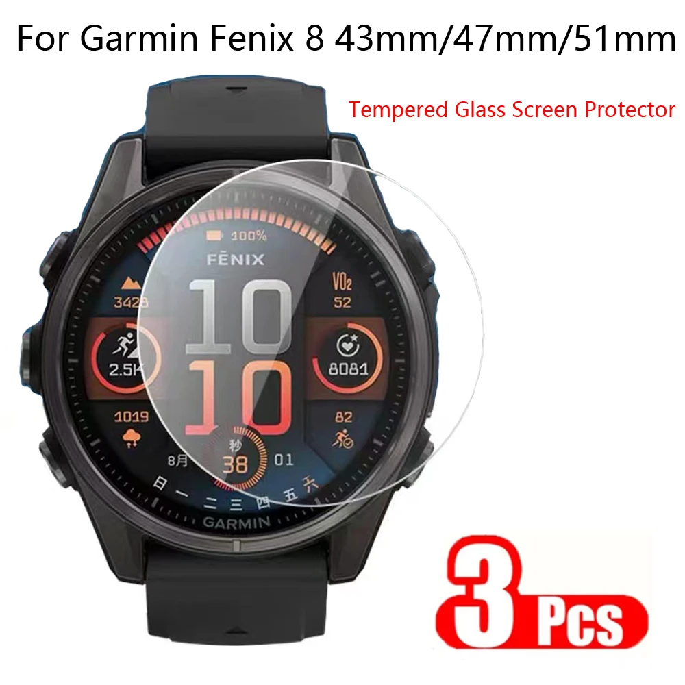 3 шт. закаленное стекло для Garmin Fenix 8