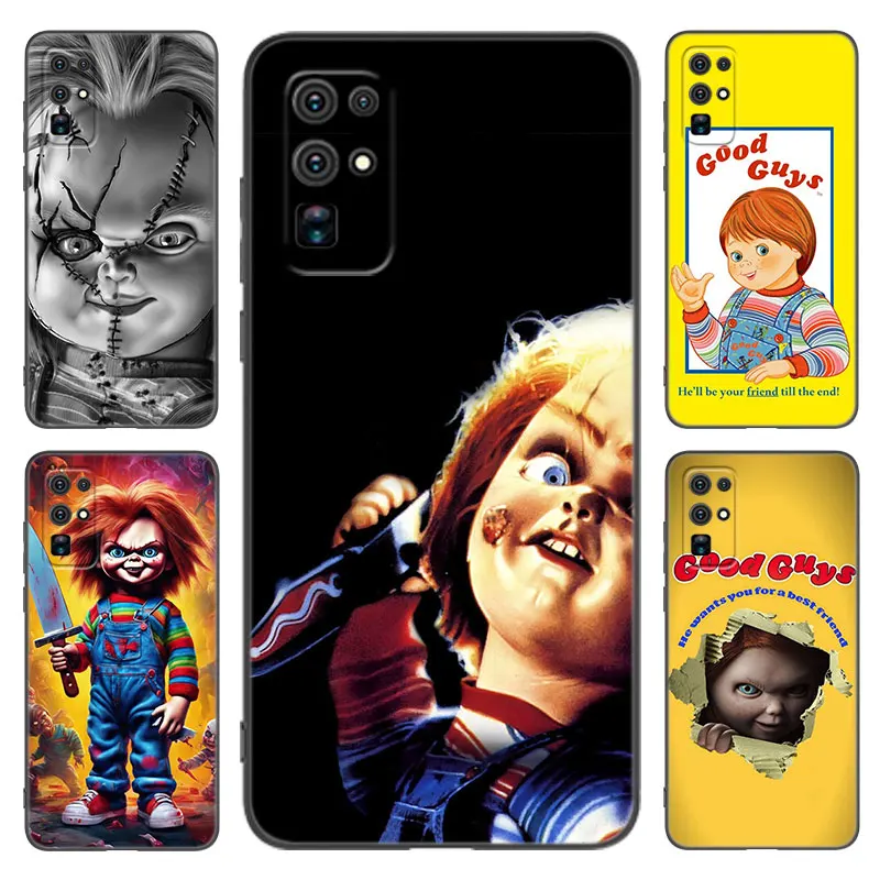Черный чехол для телефона Horror Chucky Doll Honor 9 50 SE 90 Lite 20 Y7 Pro Y6 Y9 Prime 9i 9X X7 X7A X8 X8A X9 X50i Y5 2018