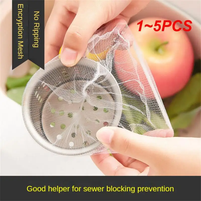 

Сливная сетка для раковины 1-5 шт., кухонная сумка с хорошей прочностью, без специального запаха, хороший эластичный сетевой порт, аксессуары для кухонной раковины