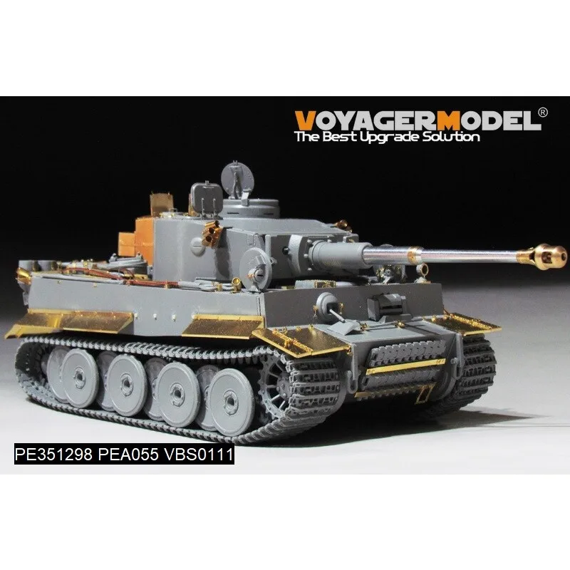 Фото Набор для базового модернизирования Voyager Photo Etched Part PE351298 1/35 Tiger I Early Production (для TAKOM) (без танка) №2