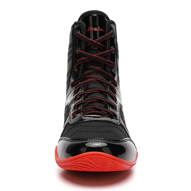Unisex Wrestling Shoes Men's Boxing Wrestling Training Shoes Non-Slip Lace-Up Sneakers Professional Boxing Shoes Men Size 35-46