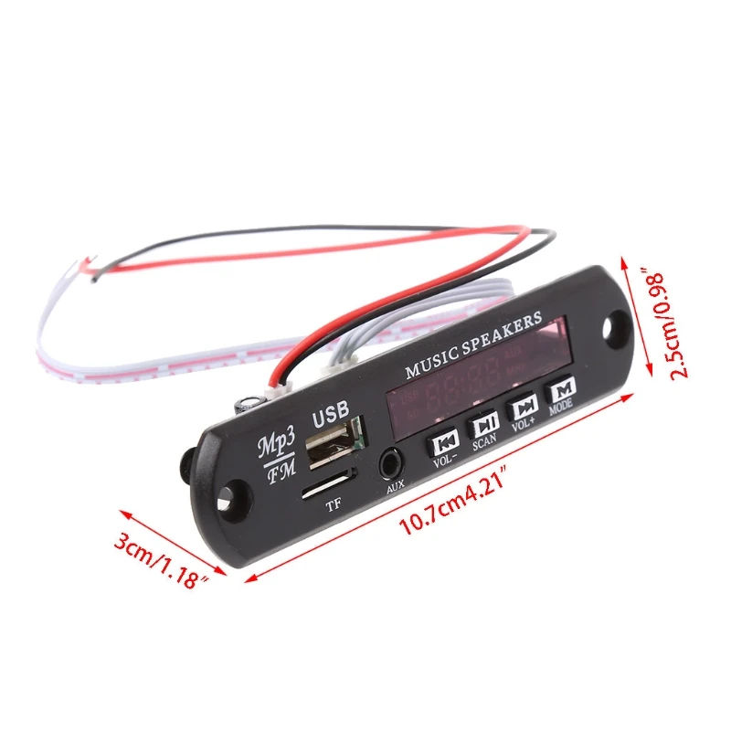 Плата декодера CardMP3 с дистанционным управлением USB MP3 WAV декодер плеер для