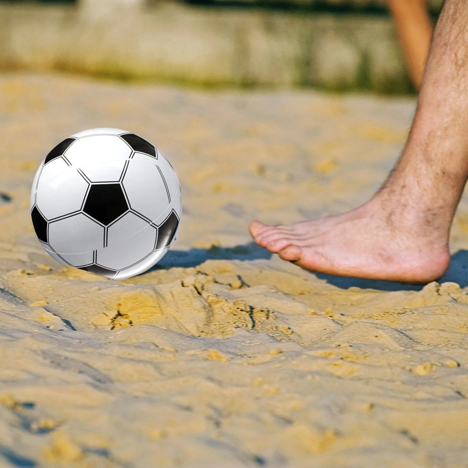 Разноцветный надувной мяч из ПВХ детский футбольный Ball, спортивные футбольные матчи, тренировочные игры на открытом воздухе, пляжные шарик...