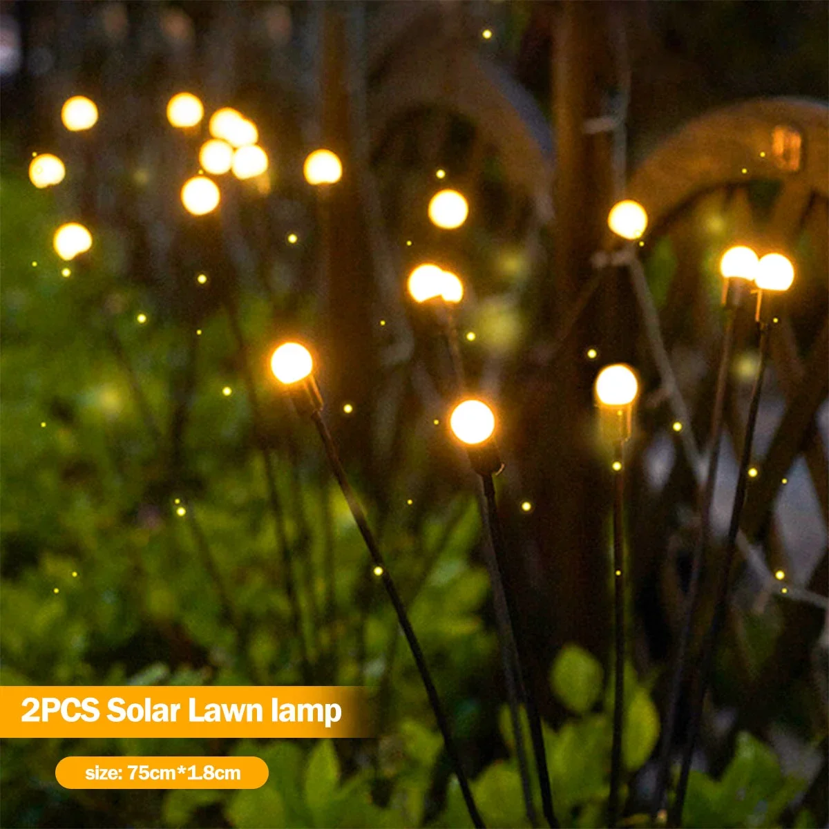 

2/4PCS Solar LED Light Outdoor Garden Decoration Landscape Lights Firework Firefly Garden Lights Lawn Garden Decor Solar Light