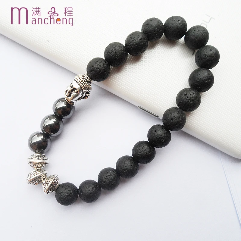 Официальные винтажные браслеты Tiki Website мужские древние 8 мм вулканическая йога