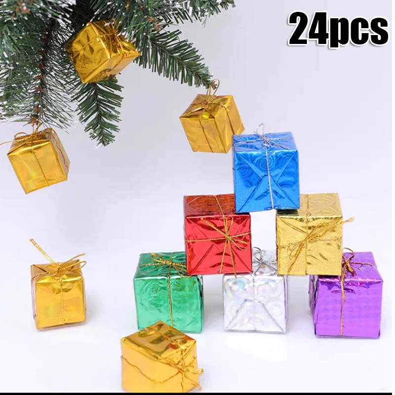 

12/24 шт., подвески для рождественской ёлки