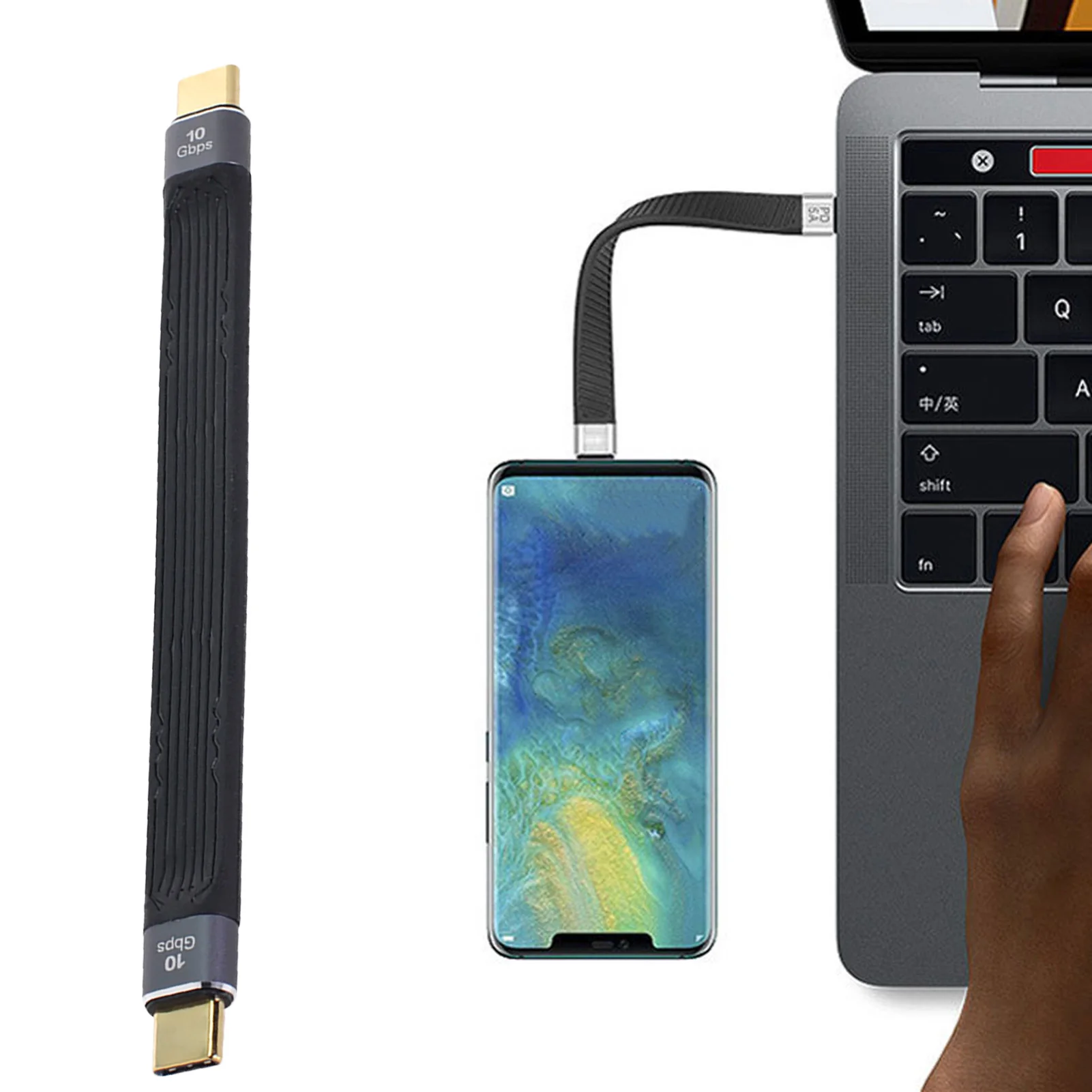 

Кабель USB C-USB C двусторонний, 10 Гбит/с