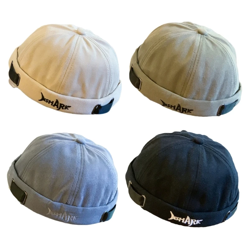 

Vintage Cotton Beanie Hat Sailor Hat Vintage Adjustable for Cycling Spring