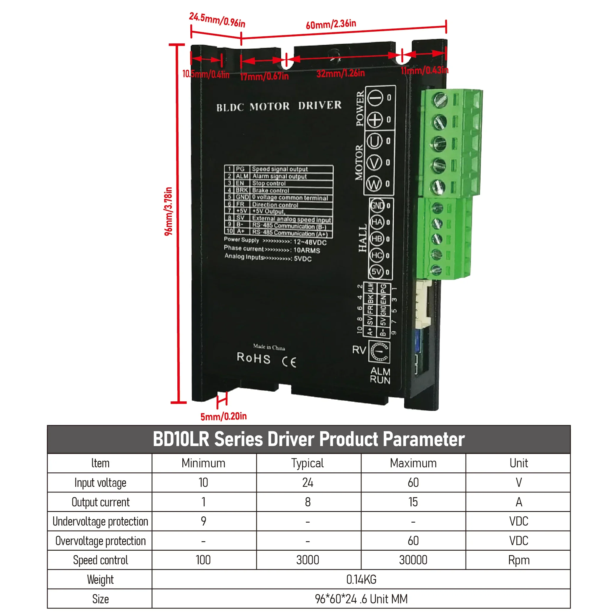 Для 57BYB 24 в 100 Вт 3000 об/мин 5000 10000 трехфазный бесщеточный двигатель постоянного