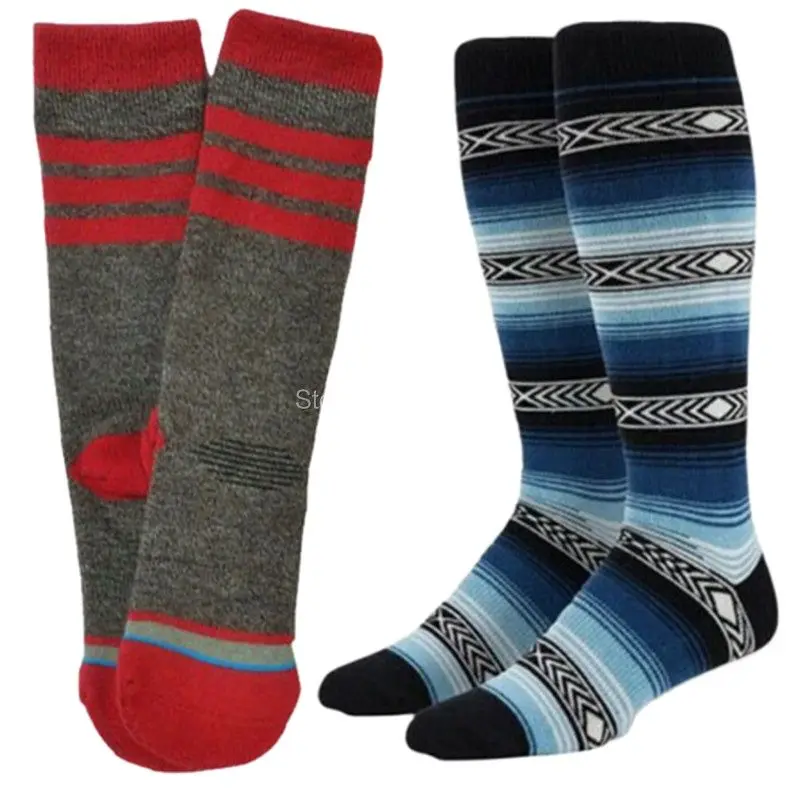 

Детские теплые вязаные изделия из мериносовой шерсти, носки для сноубординга, 1 пара