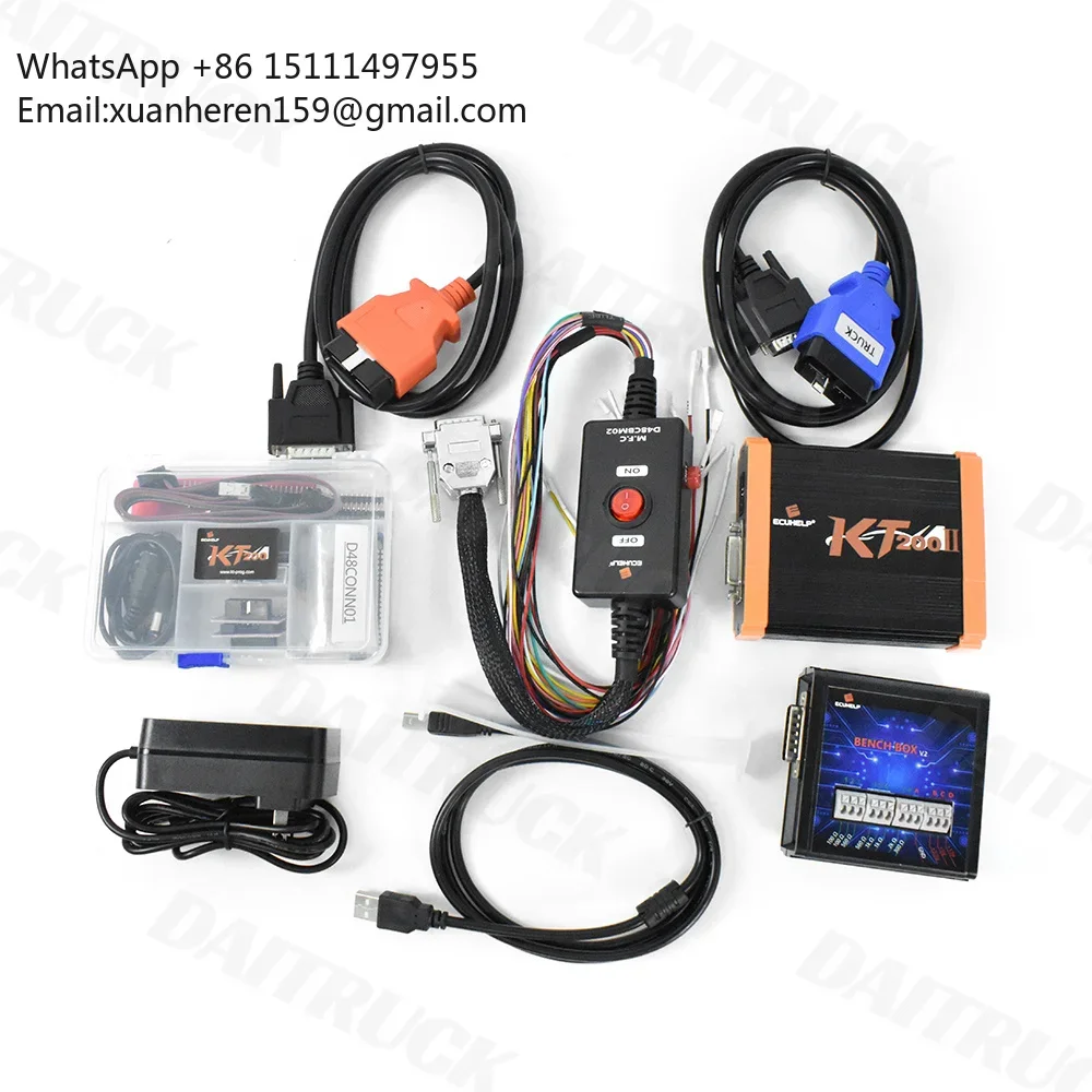 Фото Программатор ЭБУ KT200II Full Master с новой лицензией, оптимизированным оборудованием, стабильной работой KT200 2, поддержкой протоколов Bench, OBD, BOOT, BDM, JTAG №4
