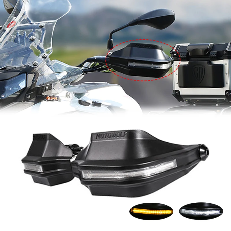 

Motorcycle Hand Guard Protector Shield Windproof Handlebar HandGuards Protection For Suzuki V-Strom DL650 DL250 GW250 GSX150