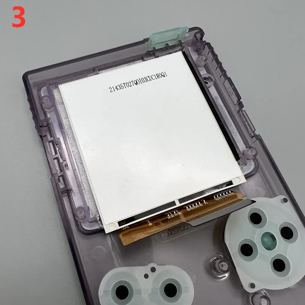 Фото 2,6-дюймовый IPS-дисплей с высокой яркостью для Game Boy Color GBC, аксессуары для модификации игровой консоли с режимом отображения пикселей. №1