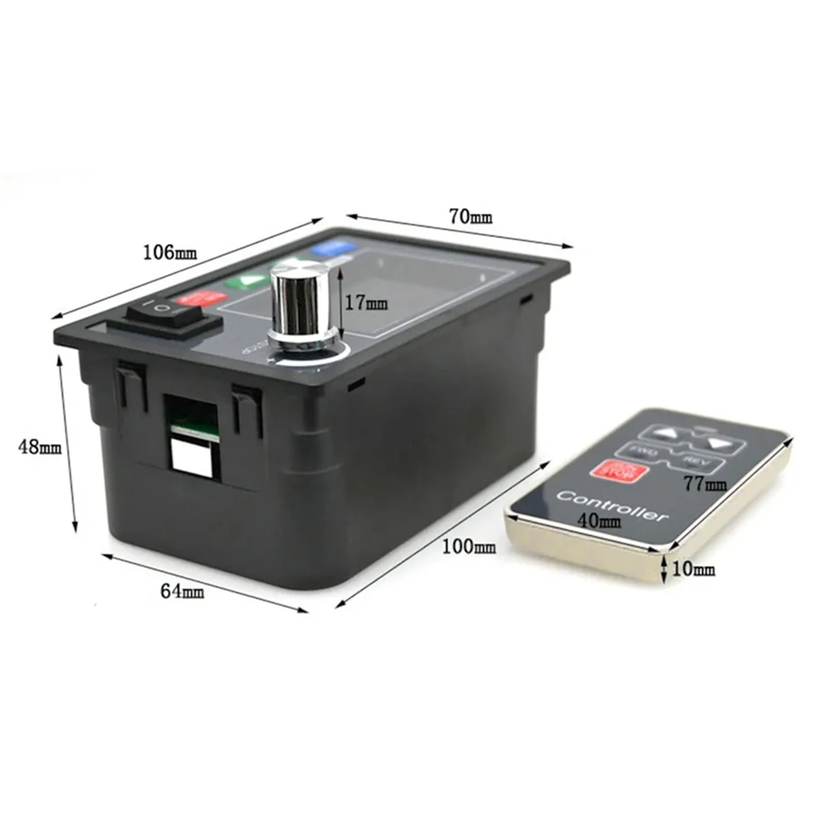 DC10-55V 40A ШИМ-регулятор скорости двигателя беспроводной дистанционный регулятор