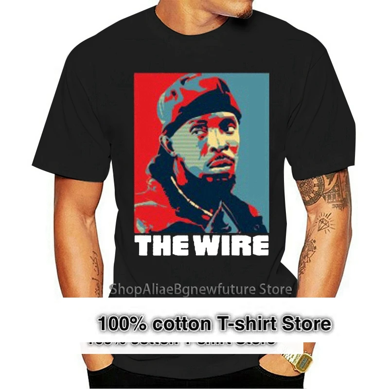 

Новая Черная футболка для ТВ-шоу с омаром LITTLE The Wire, новинка 2021, модные мужские футболки из чистого хлопка с короткими рукавами в стиле хип-хоп